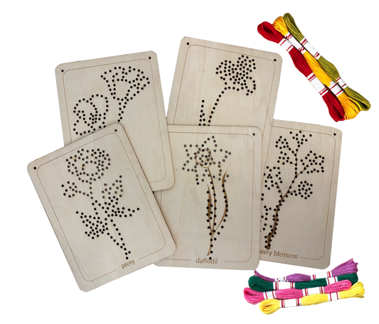 Spring Flower Embroidery Kit - PRESALE ONLY