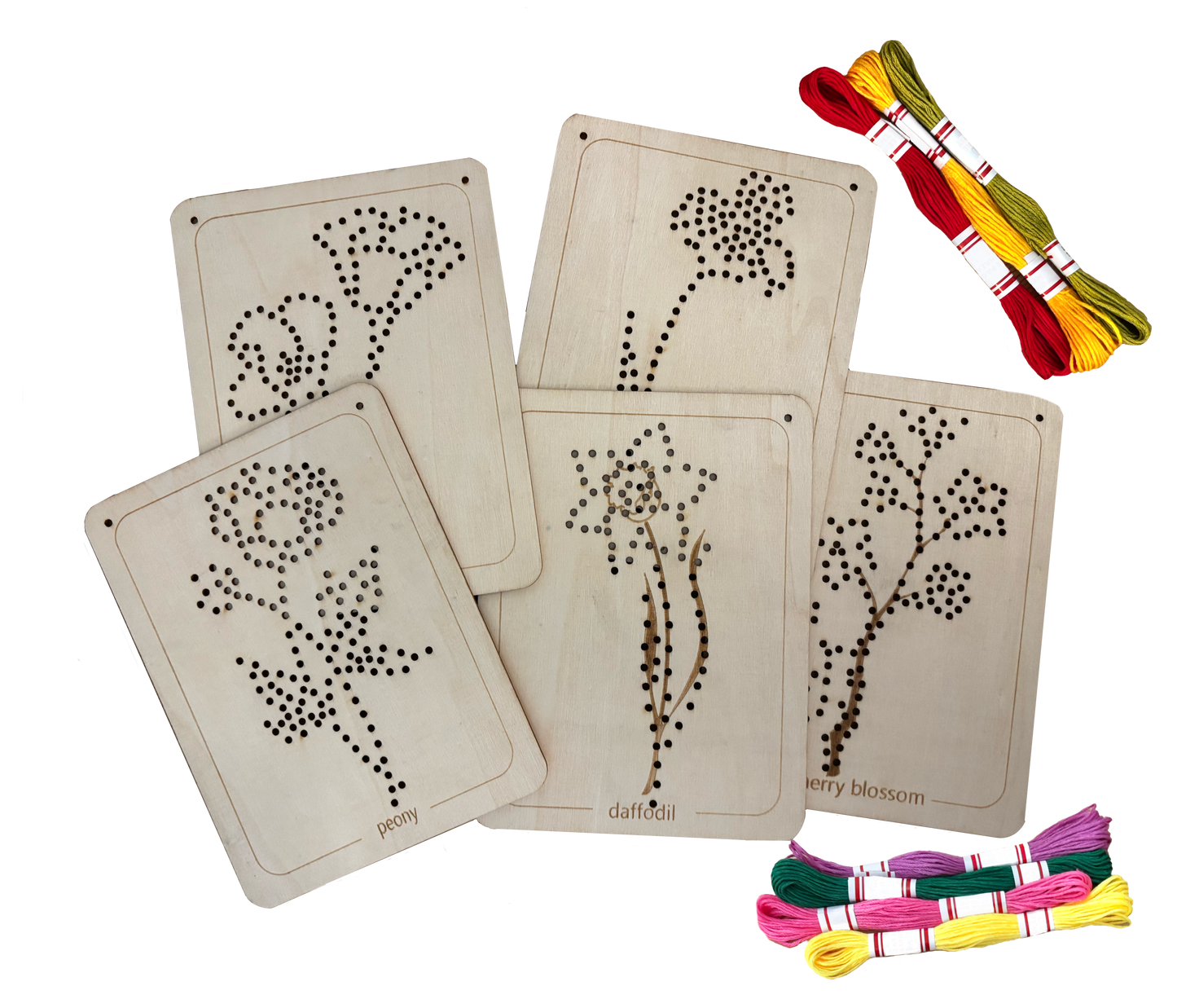 Spring Flower Embroidery Kit