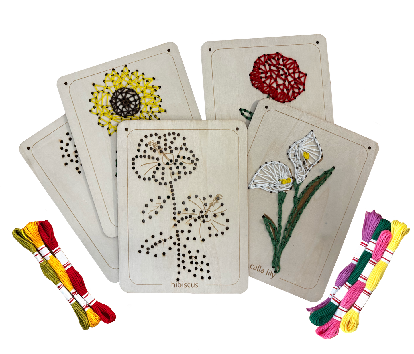 Summer Flower Embroidery Kit - PRESALE ONLY