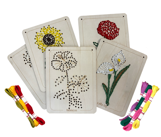Summer Flower Embroidery Kit - PRESALE ONLY