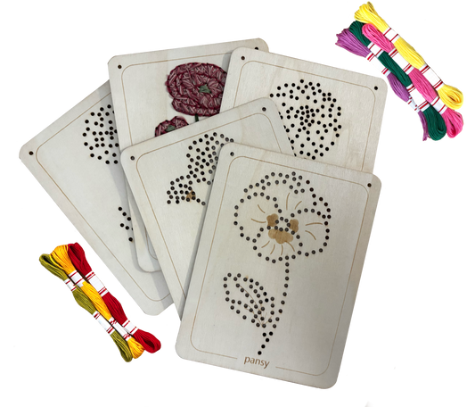 Autumn Flower Embroidery Kit - PRESALE ONLY