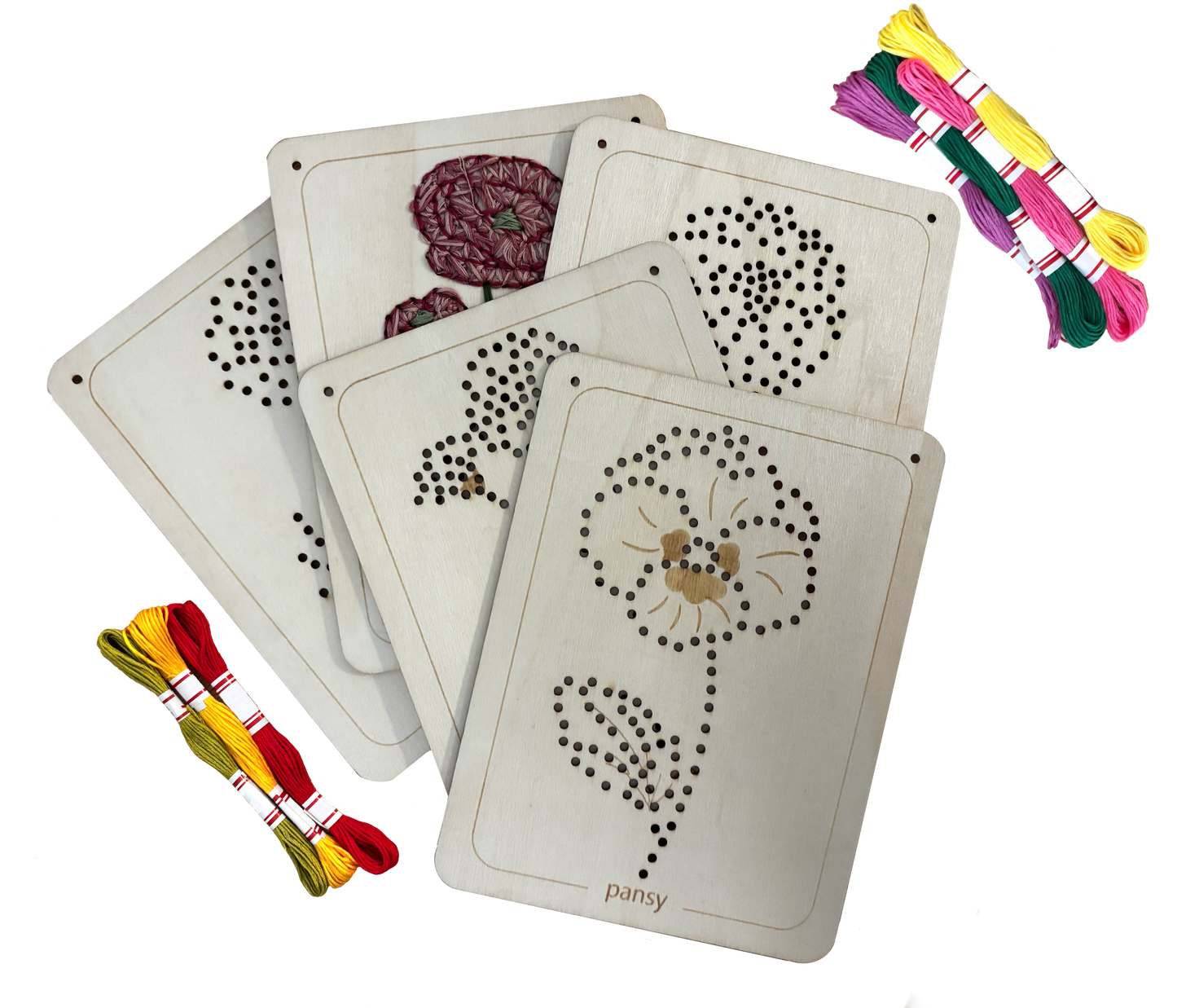 Autumn Flower Embroidery Kit