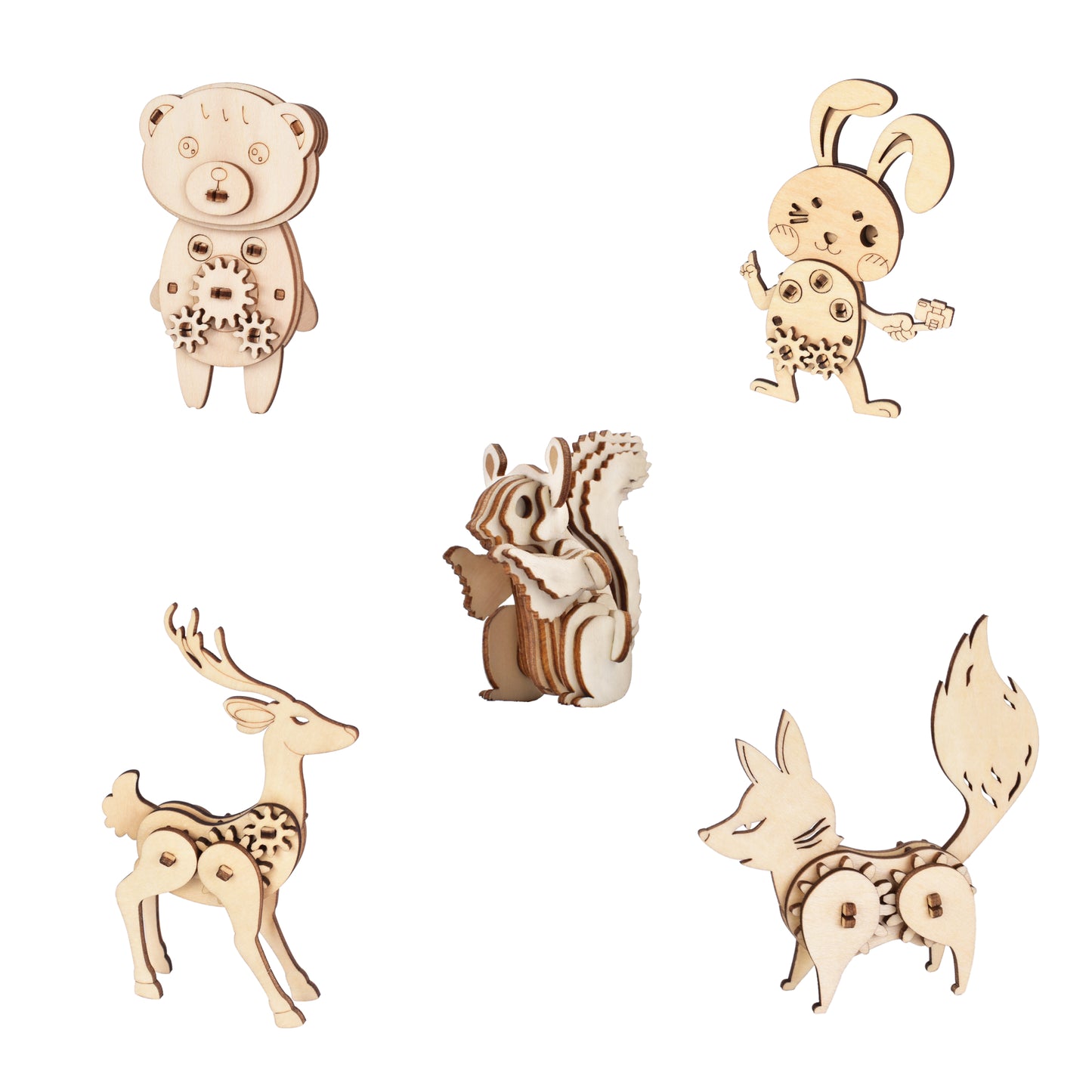 smol Frens | Woodland Fren 5-Pack | 100% FSC C108155