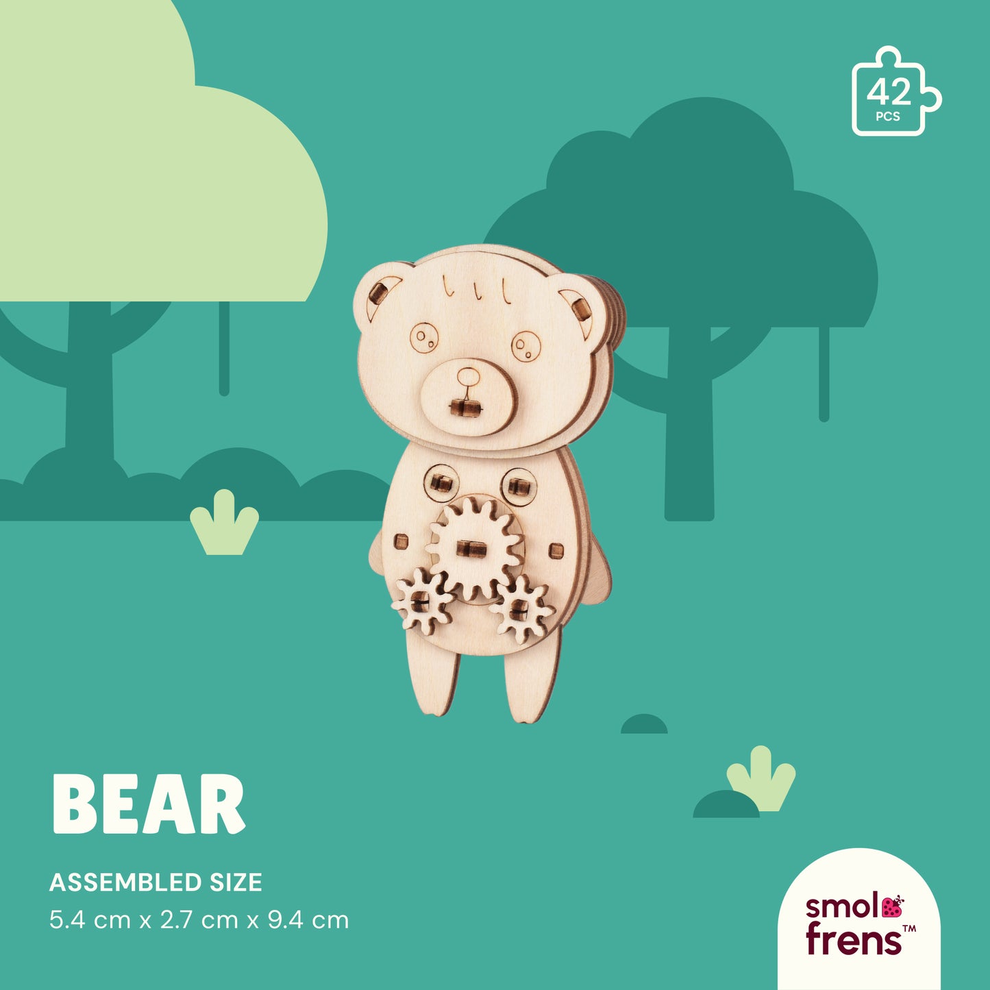 smol Frens | Woodland Fren 5-Pack | 100% FSC C108155
