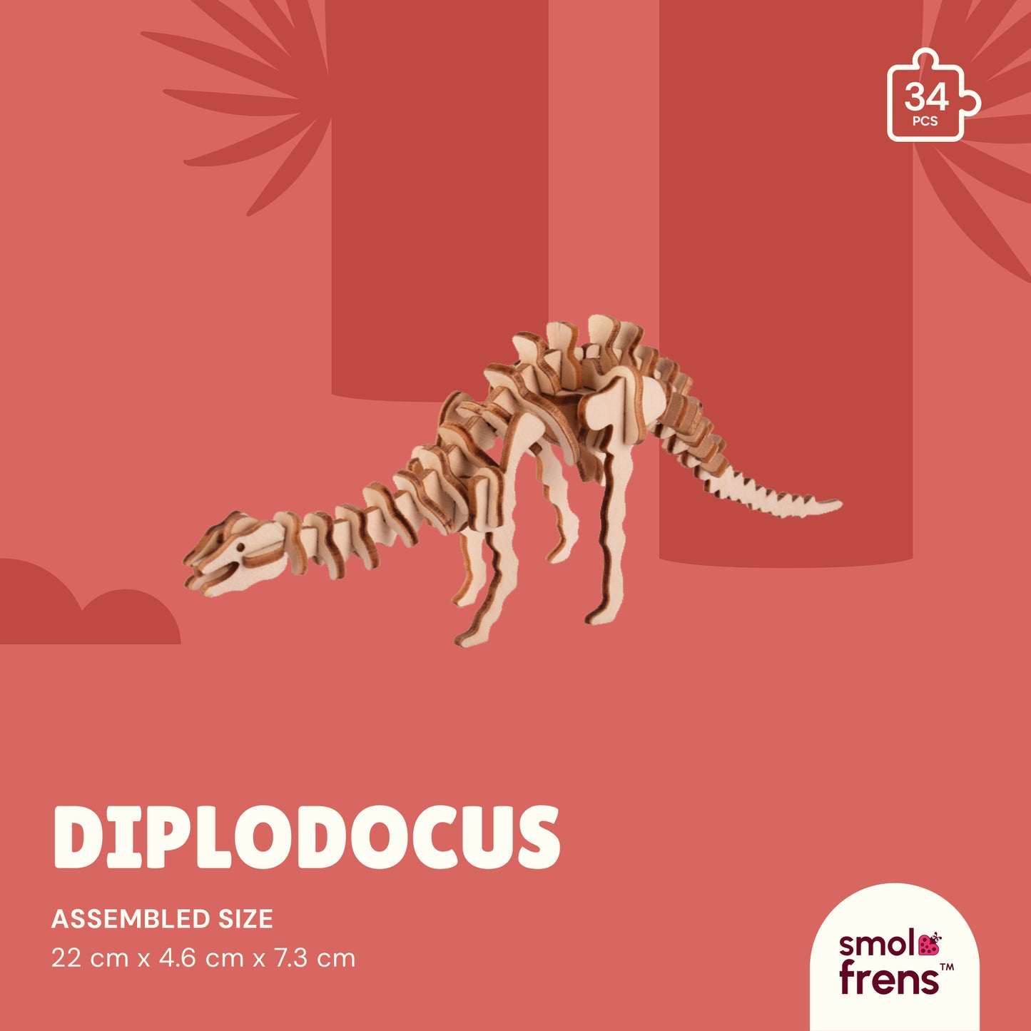 smol Frens | Jurassic Frens 4-Pack | 100% FSC C108155