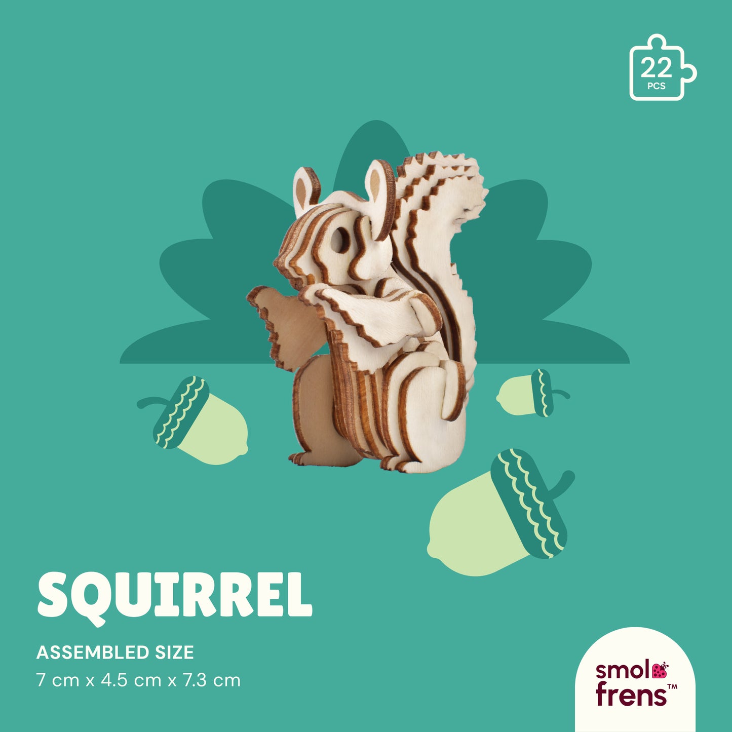 smol Frens | Woodland Fren 5-Pack | 100% FSC C108155